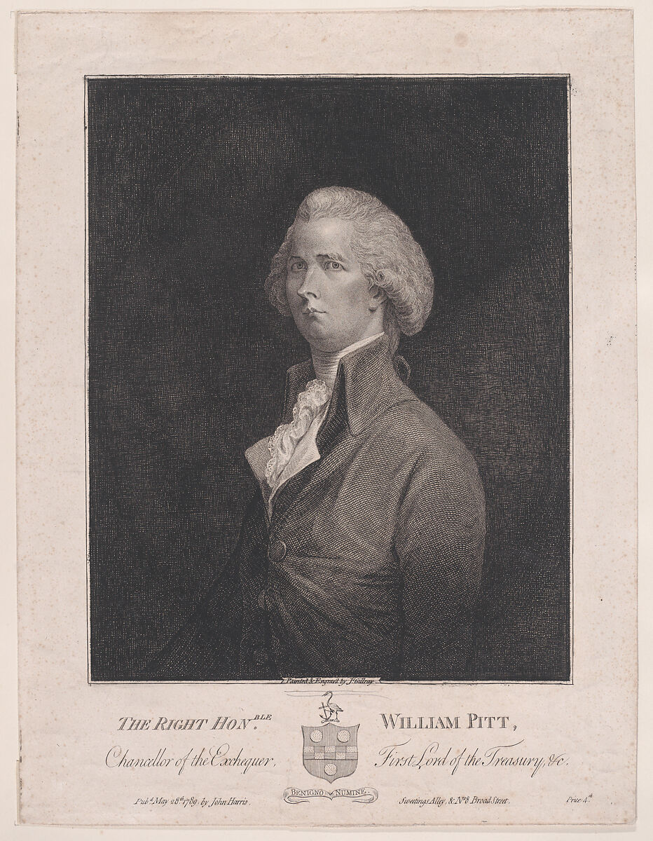 The Right Honorable William Pitt, James Gillray (British, London 1756–1815 London), Etching and engraving 