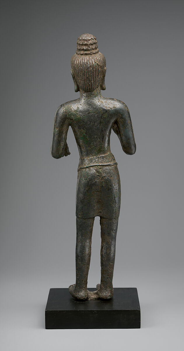 Standing Avalokiteshvara, the Bodhisattva of Infinite Compassion, Bronze, Plai Bat II Temple, Lahan Sai District, Buriram Province, Thailand