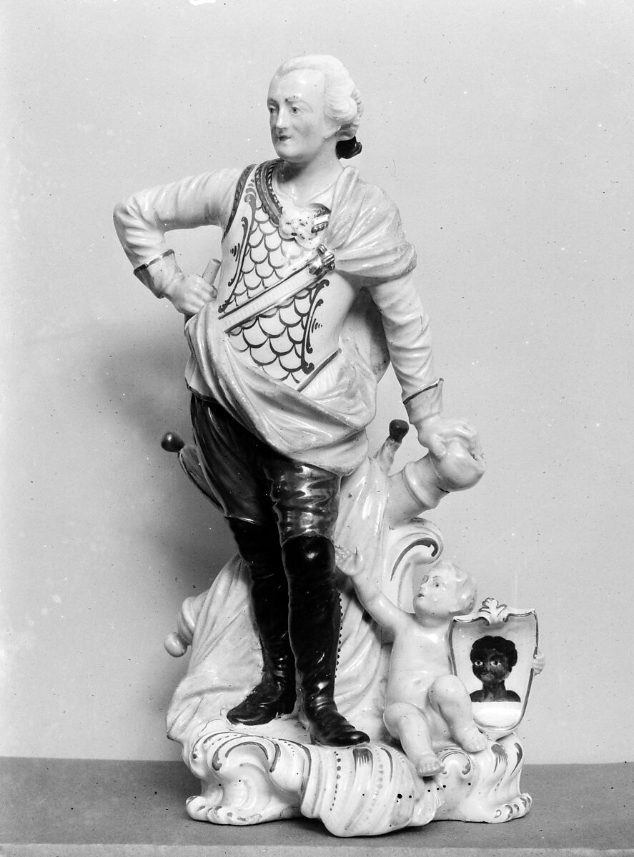 Figure of General Henry Seymour Conway, Porcelain, British 