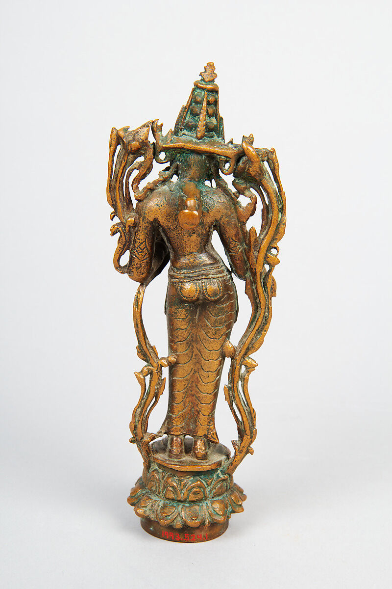 Standing Tara, Bronze, India