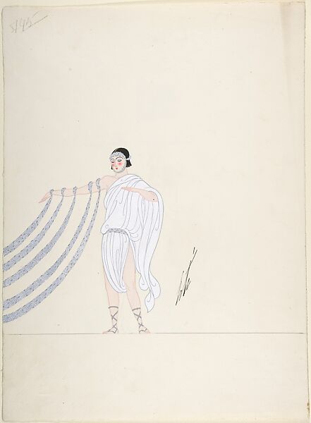 "Mariage" Triple Costume Design for "Les Mariages," George White's Scandal (right), Erté (Romain de Tirtoff) (French (born Russia), St. Petersburg 1892–1990 Paris) 