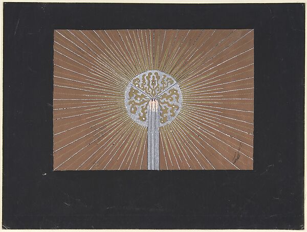 "Rideau Final," Set Design for "The Blues," George White's Scandals, New York,, Erté (Romain de Tirtoff) (French (born Russia), St. Petersburg 1892–1990 Paris) 