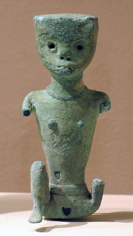 Seated Female Figure, Bronze, Indonesia (Sulawesi) 