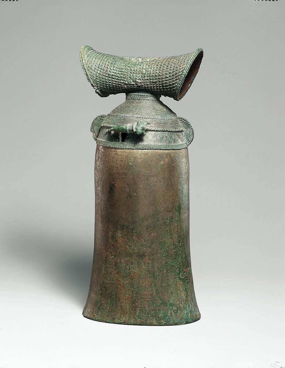 Elephant Bell with Miniature Elephant, Bronze, Thailand (Ban Chiang) 