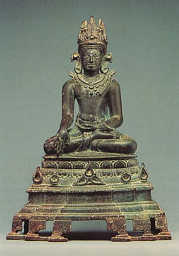 Seated Crowned and Jeweled Buddha