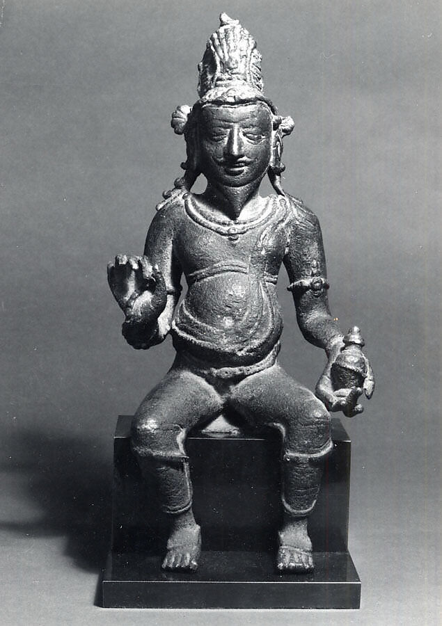 Seated Agastya, Bronze, Indonesia (Sumatra) 