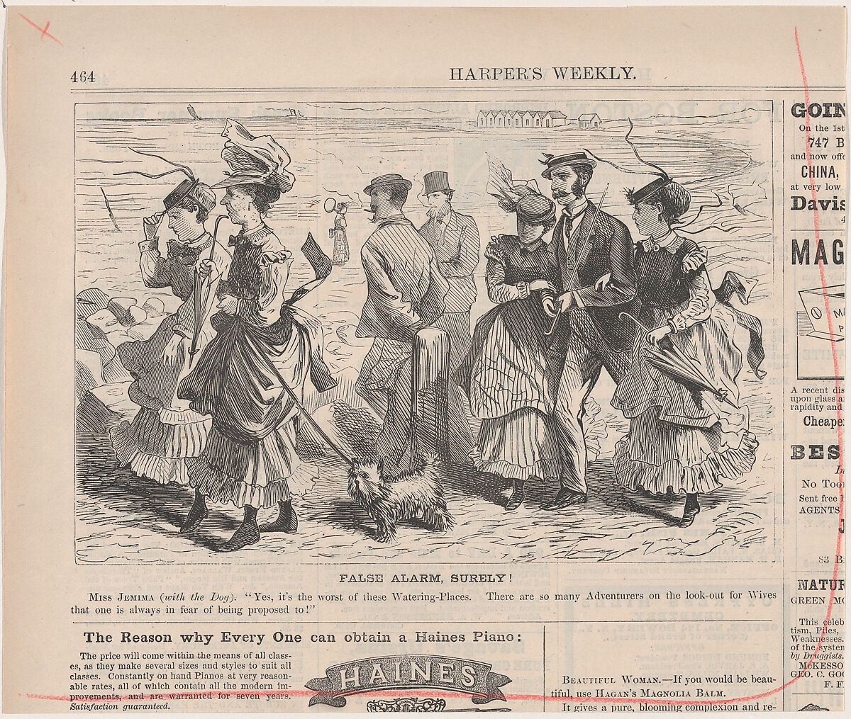 False Alarm, Surely! (from "Harper's Weekly," Vol. XIII), Formerly attributed to Winslow Homer (American, Boston, Massachusetts 1836–1910 Prouts Neck, Maine), Wood engraving 