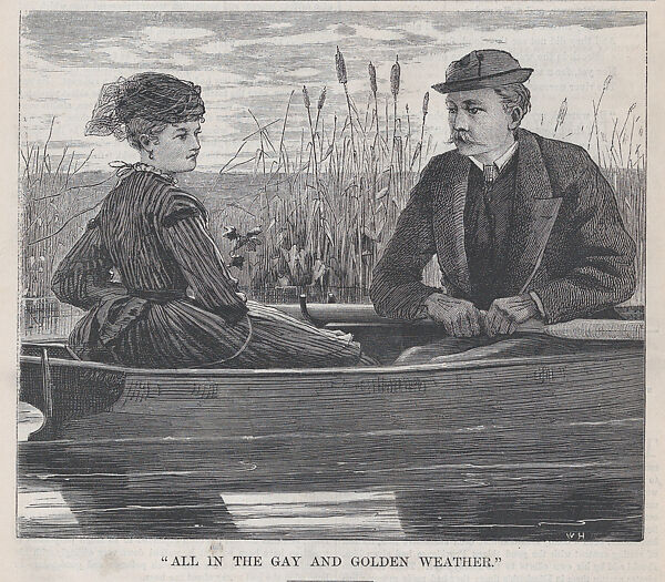 "All in the Gay and Golden Weather" (from "Appleton's Journal," Vol. I), After Winslow Homer (American, Boston, Massachusetts 1836–1910 Prouts Neck, Maine), Wood engraving