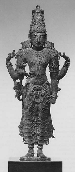 Standing Vishnu, Bronze, India (Kerala) 