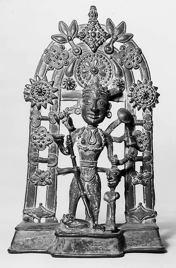Durga Mahishasura, Bronze, India 