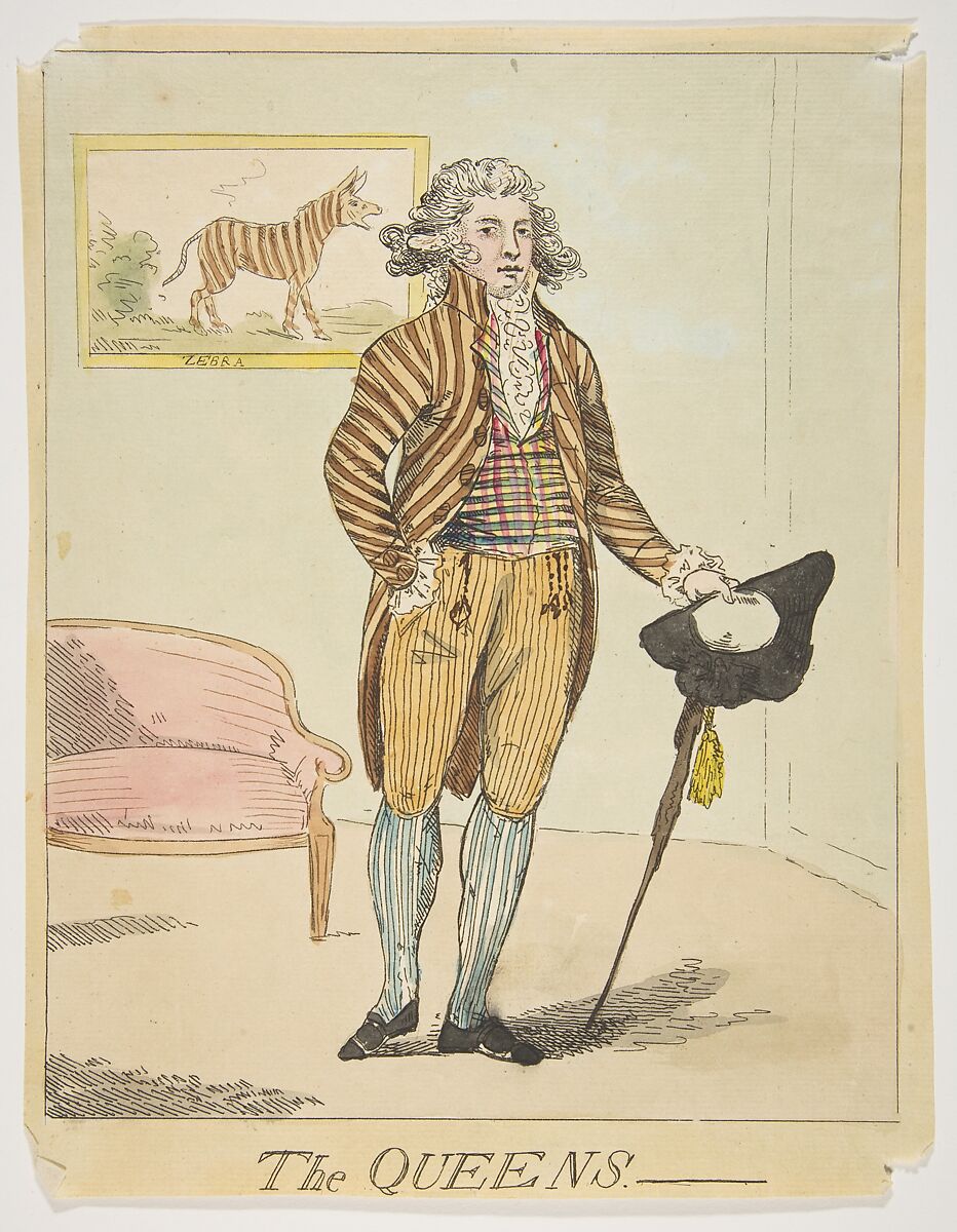 The Queen's––[ Ass], Attributed to Henry Kingsbury (British, active ca. 1775–98), Hand-colored etching 