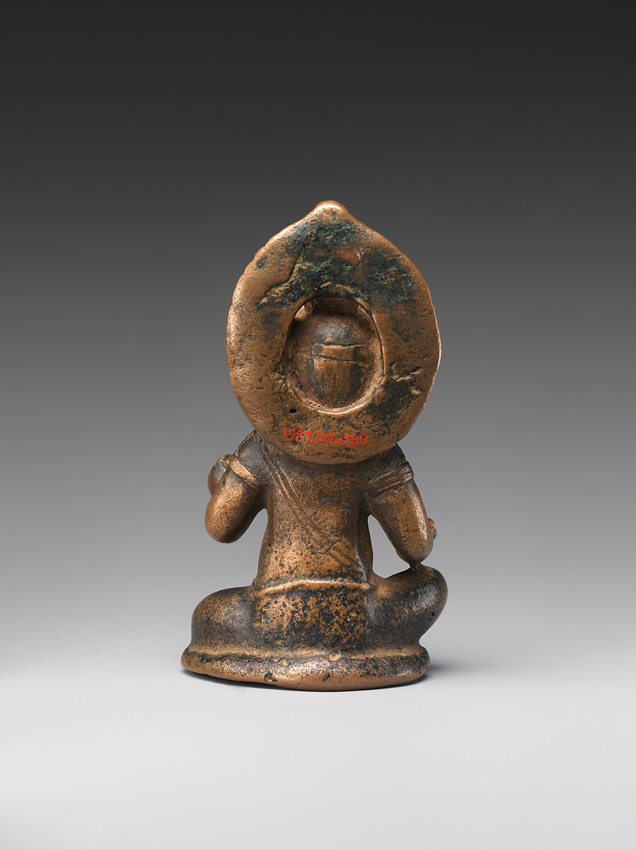 Seated Kubera, Bronze, Nepal (Kathmandu Valley)