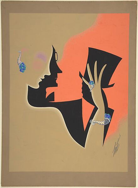 Shadow, Erté (Romain de Tirtoff) (French (born Russia), St. Petersburg 1892–1990 Paris) 