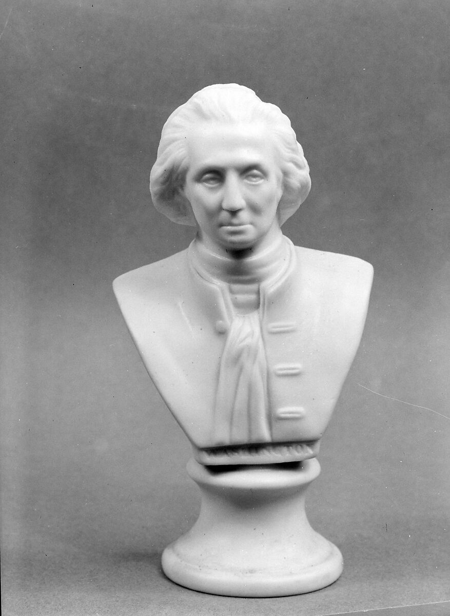 Bust of George Washington, Parian porcelain, American 