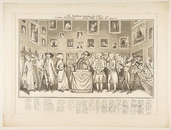 The Matthew-orama for 1827–or Cockney Gleanings,–Aint that a good un now?