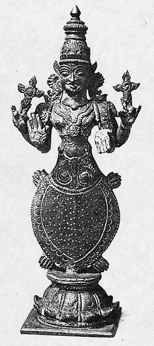 Tortoise Avatar of Vishnu, Bronze, India 