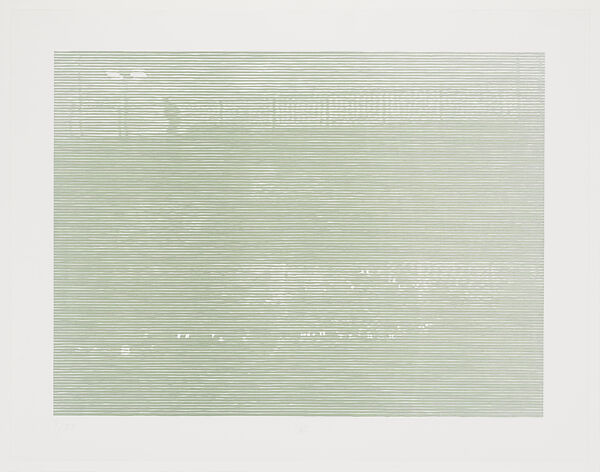 Nachtfahrt (Night Drive), Christiane Baumgartner (German, born Leipzig, 1967), Woodcut