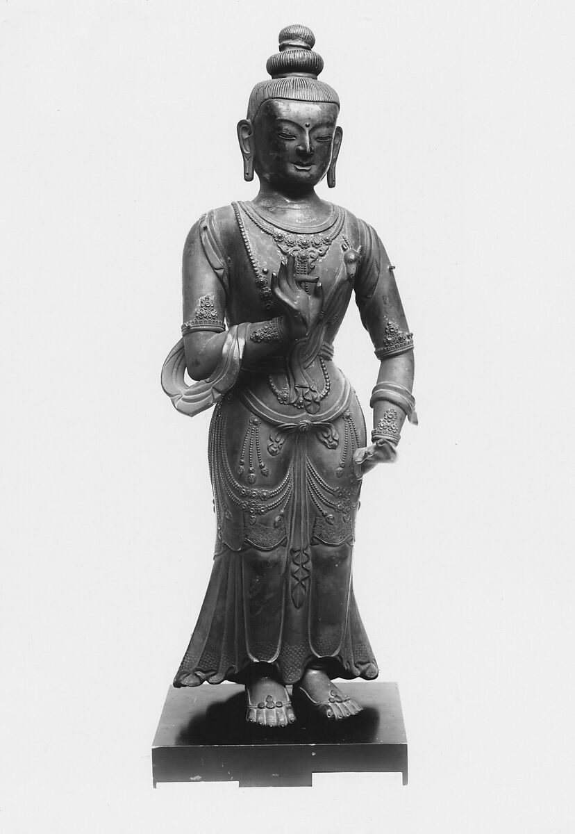 Standing Maitreya, Bronze, Tibet 