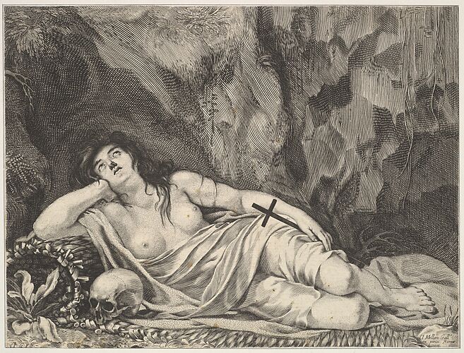 St. Mary Magdalen Reclining in a Grotto