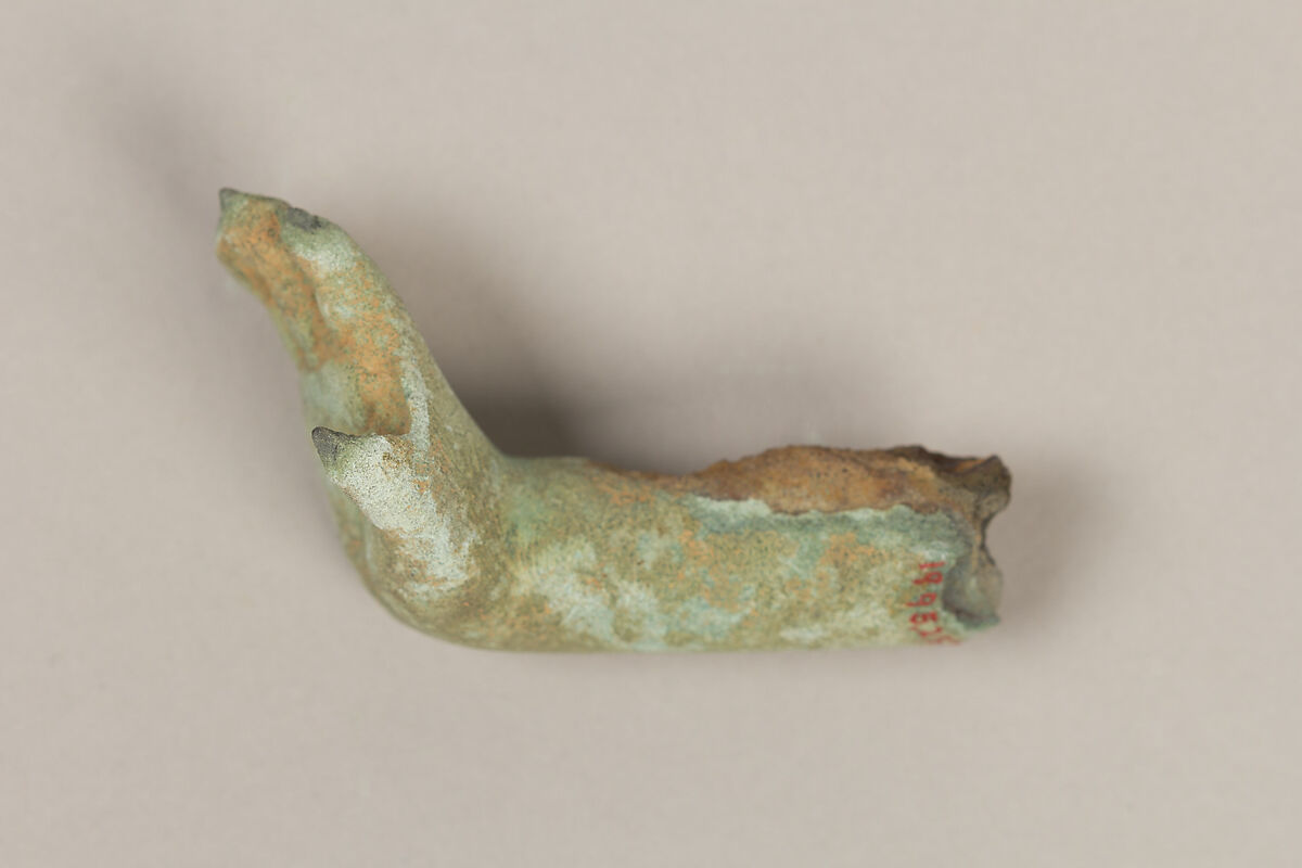 Fragment of a Forearm and Hand in Abhayamudra, Bronze, Indonesia (Kalimantan)
