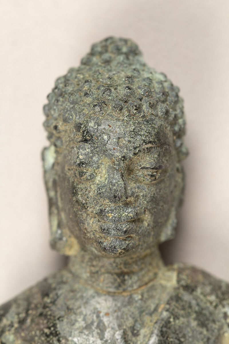 Fragment of a Standing Buddha, Bronze, Indonesia (Kalimantan)