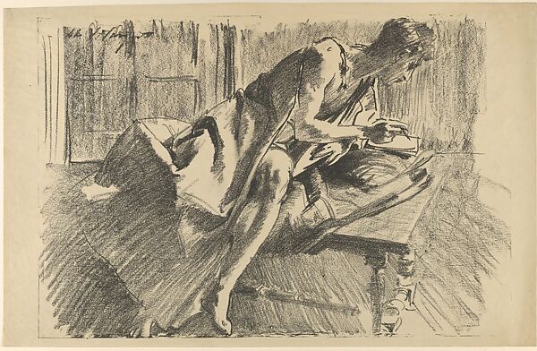 Study of a Young Man, Drawing