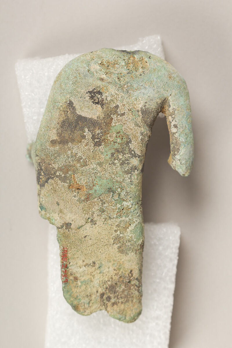 Fragment of a Torso of Buddha, Bronze, Indonesia (Kalimantan)
