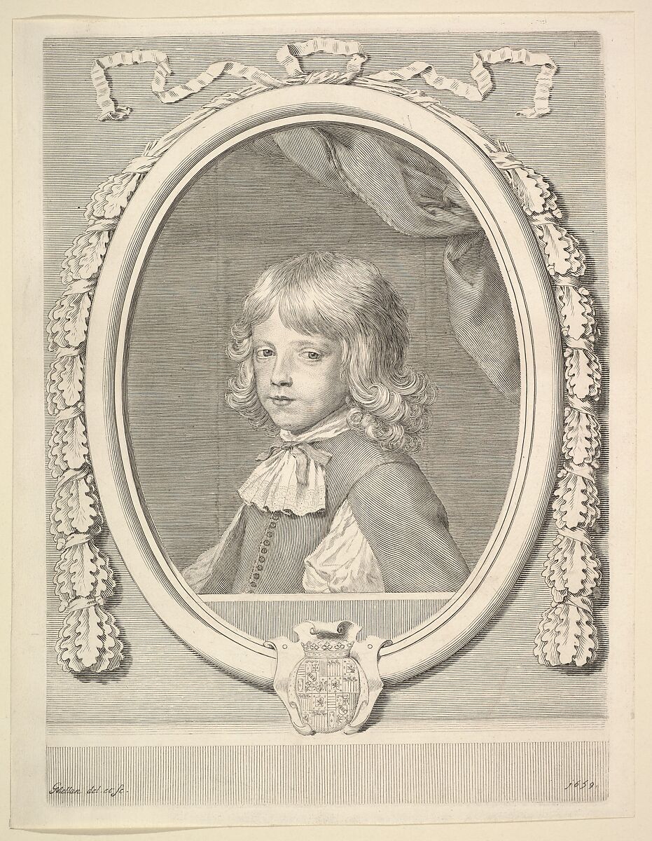 Louis-Joseph de Lorraine, duc de Guise, as a Child, Claude Mellan (French, Abbeville 1598–1688 Paris), Engraving 