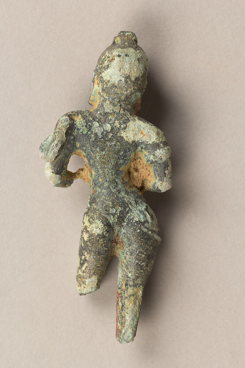 Fragment of a Standing Deity(?), Bronze, Indonesia (Kalimantan)