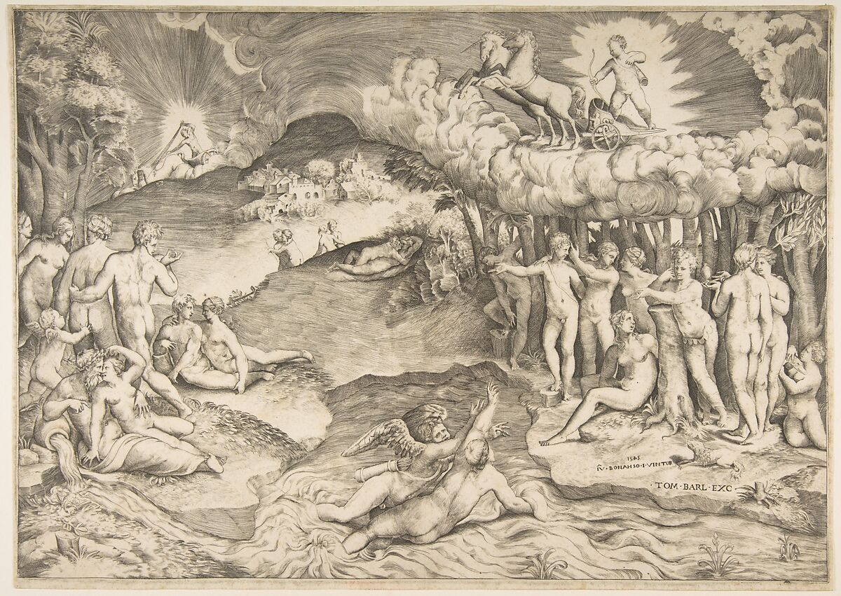 Bonasone, Giulio, Engraving, Prints, Europe, Italy 