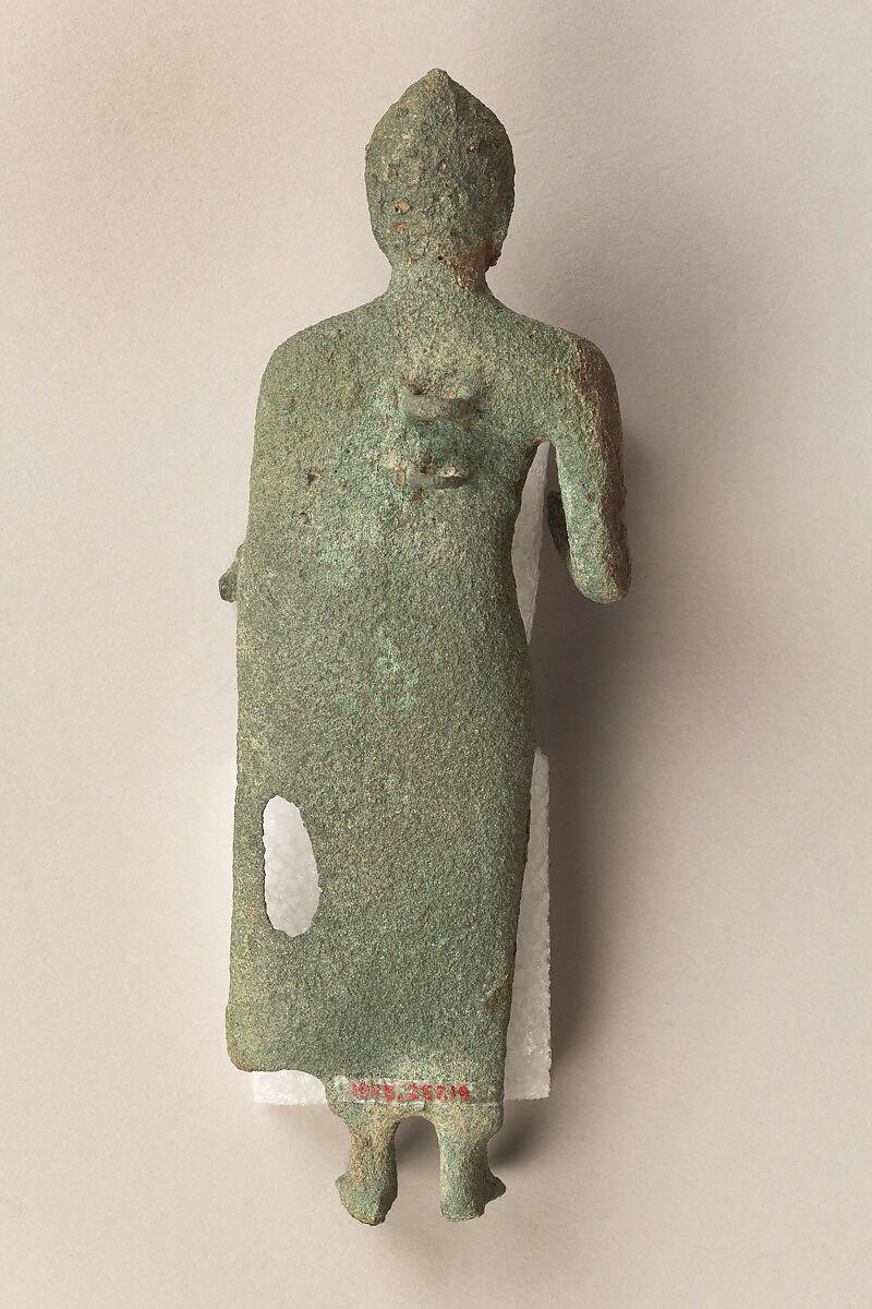 Fragment of a Standing Buddha, Bronze, Indonesia (Kalimantan)