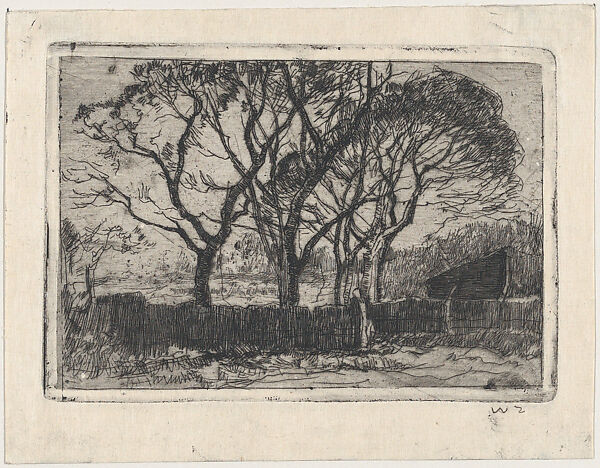 Small Landscape, Willem de Zwart (Dutch, The Hague 1862–1931 The Hague), Etching 