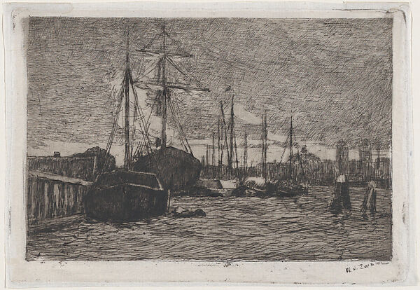 Rotterdam, Willem de Zwart (Dutch, The Hague 1862–1931 The Hague), Etching, drypoint, and plate tone 