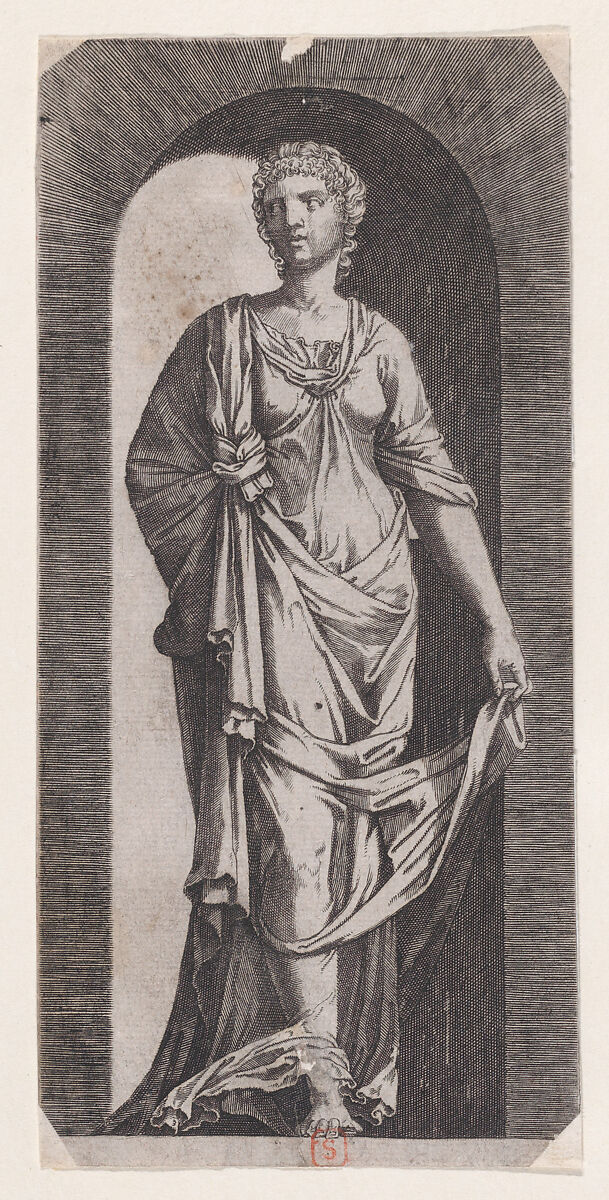 Sibyl, Lambert Suavius (Netherlandish, ca. 1510–by 1576), Engraving 