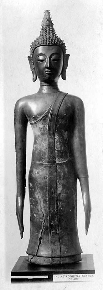 Standing Buddha, Bronze, Thailand 