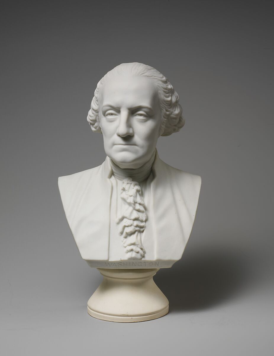 George Washington, Probably designed and modeled by Isaac Broome (1835–1922), Parian porcelain, American 