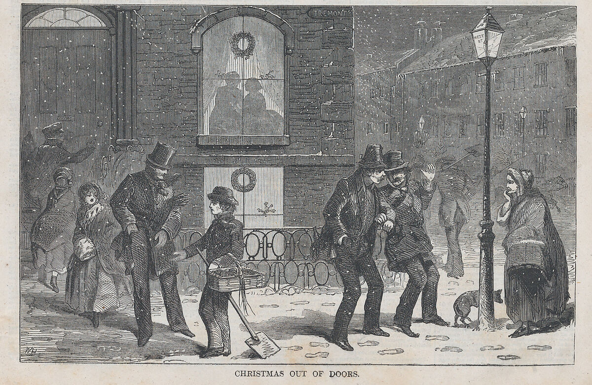 Christmas Out of Doors (from "Harper's Weekly," Vol. II), After Winslow Homer (American, Boston, Massachusetts 1836–1910 Prouts Neck, Maine), Wood engraving