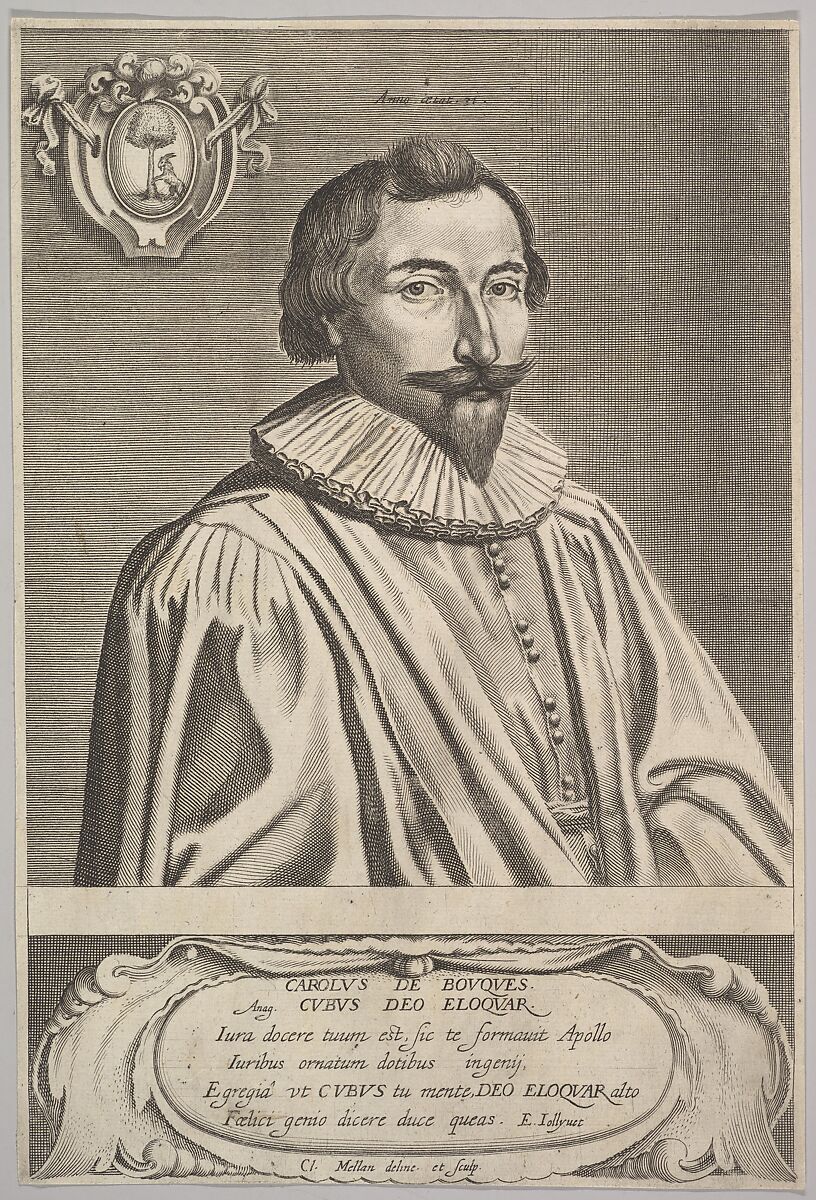 Charles de Bouques, Claude Mellan (French, Abbeville 1598–1688 Paris), Engraving 