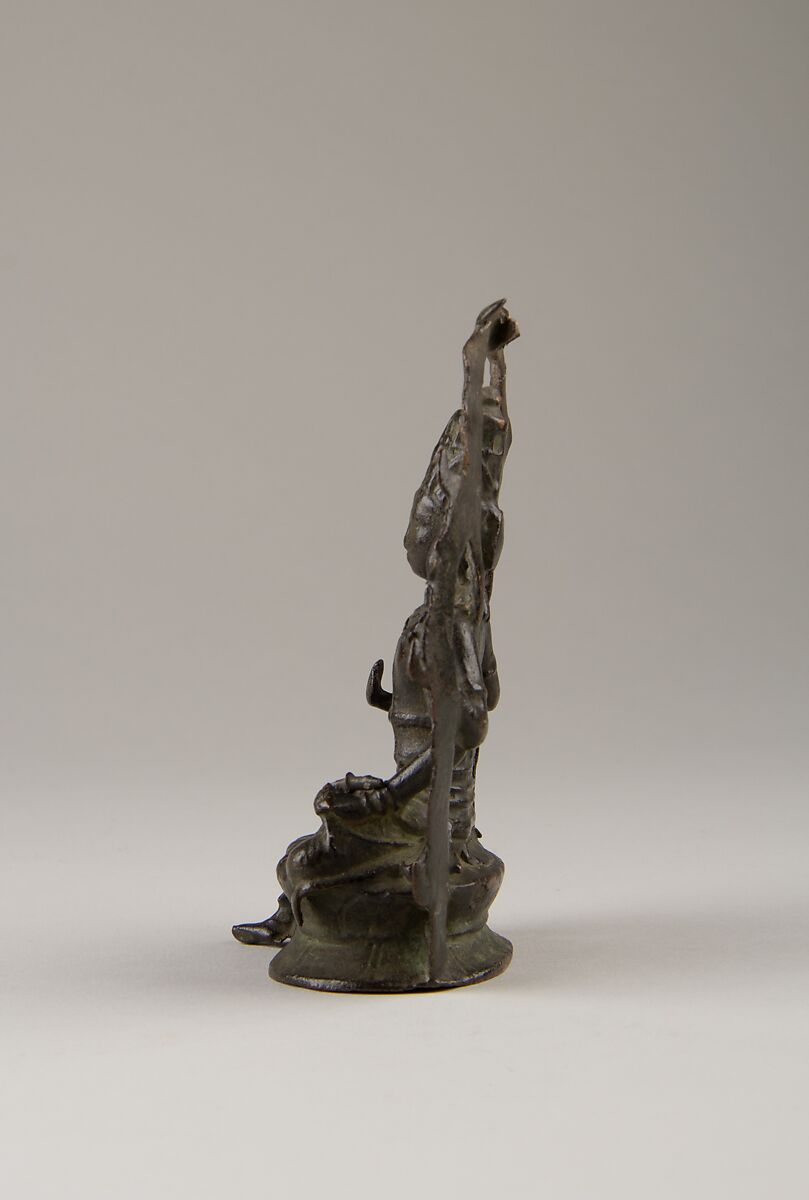 Seated Vishnu, Copper alloy, India (Tamil Nadu)