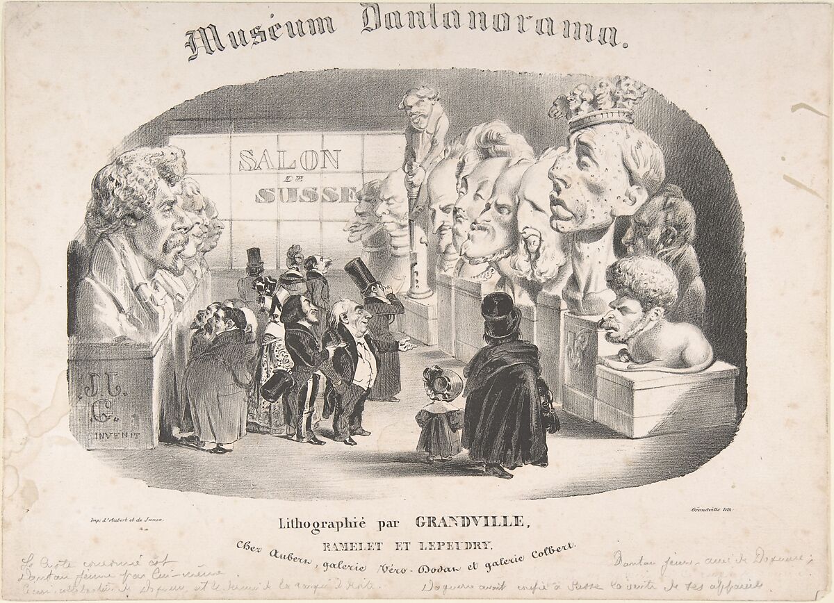 Dantanorama Museum, Grandville, Ramelet and Lepeudry, Lithograph 