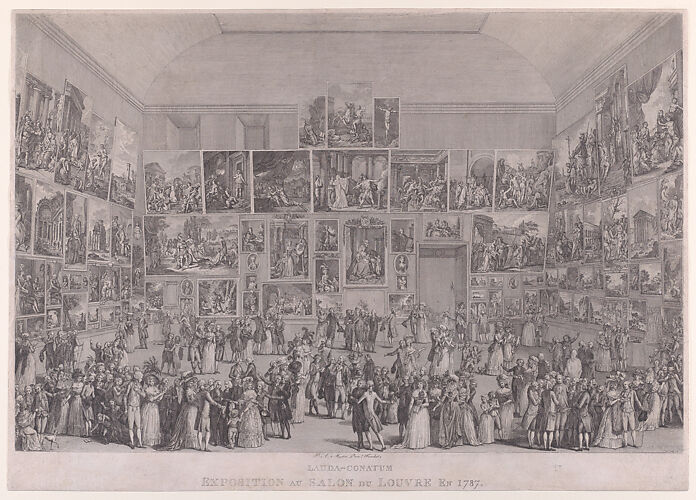 Exposition au Salon du Louvre en 1787