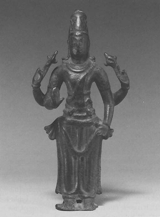 Standing Vishnu, Copper alloy, India (Tamil Nadu) 