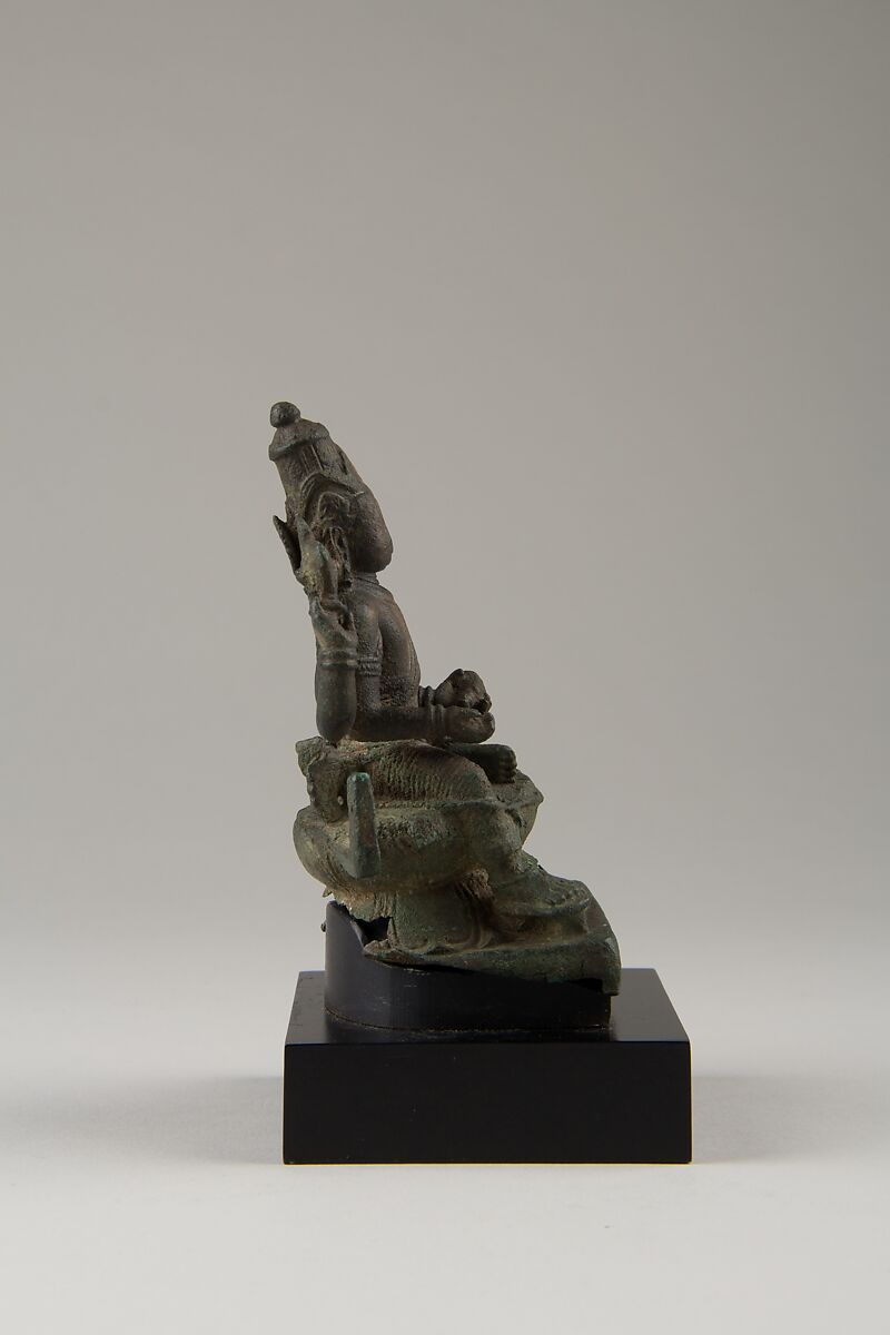 Seated Vishnu, Copper, India