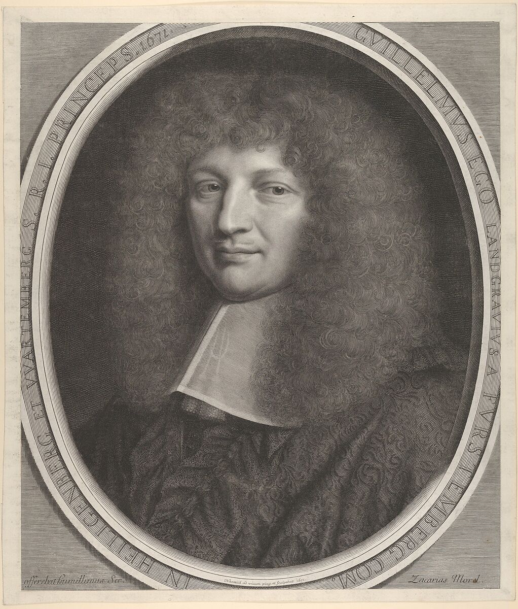 Guillame-Égon, Cardinal de Fürstenberg, Robert Nanteuil (French, Reims 1623–1678 Paris), Engraving; first state of two (Petitjean & Wickert) 