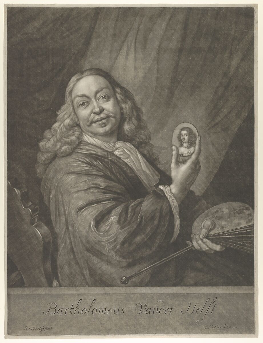 Bartholomeus van der Helst, Abraham Blooteling (Dutch, 1640–1690), Mezzotint; second state 