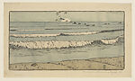 The Long Wave, B. J. O. Nordfeldt  American, born Sweden, Color woodcut