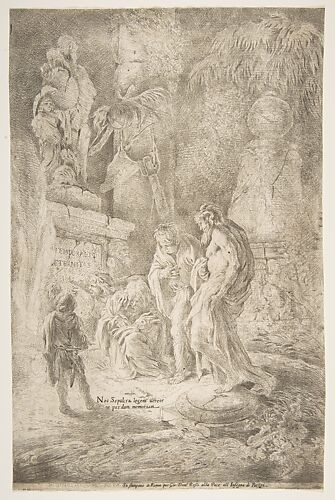'Temporalis Aeternitas', four scholars amongst ruins