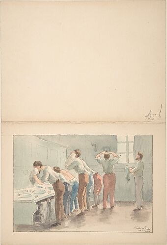 Soldiers Washing