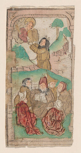 Moses Receiving the Law, illustration from a 