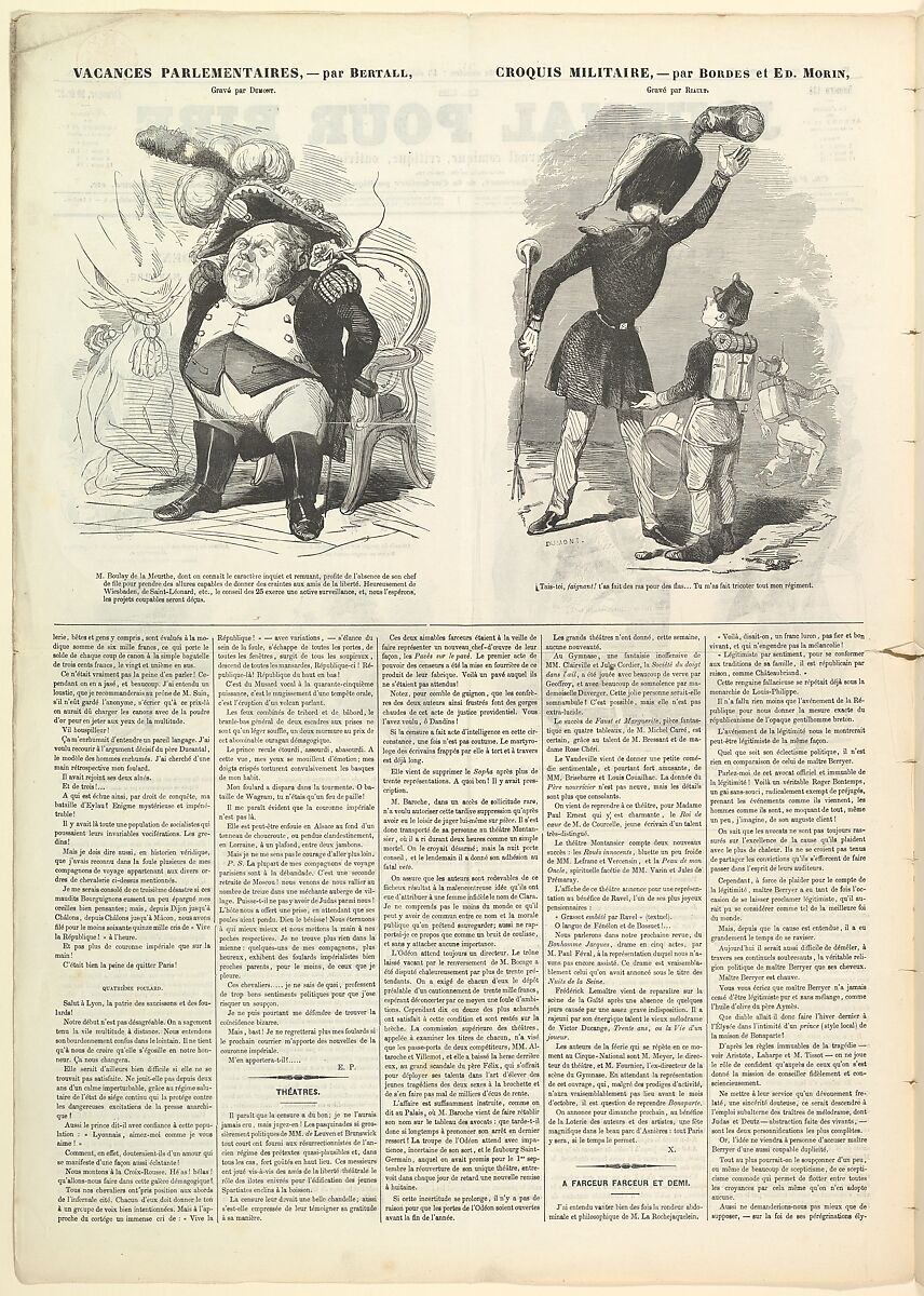 Le Journal Pour Rire, Journal d'Images, Journal Comique, Critique, Satirique et Moqueur, Charles Philipon (French, Lyons 1800–1862 Paris)  , Paris, Commercial process